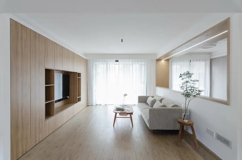 130㎡原木現(xiàn)代風(fēng)四室裝修，全屋原木風(fēng)裝飾住起來(lái)真舒服！